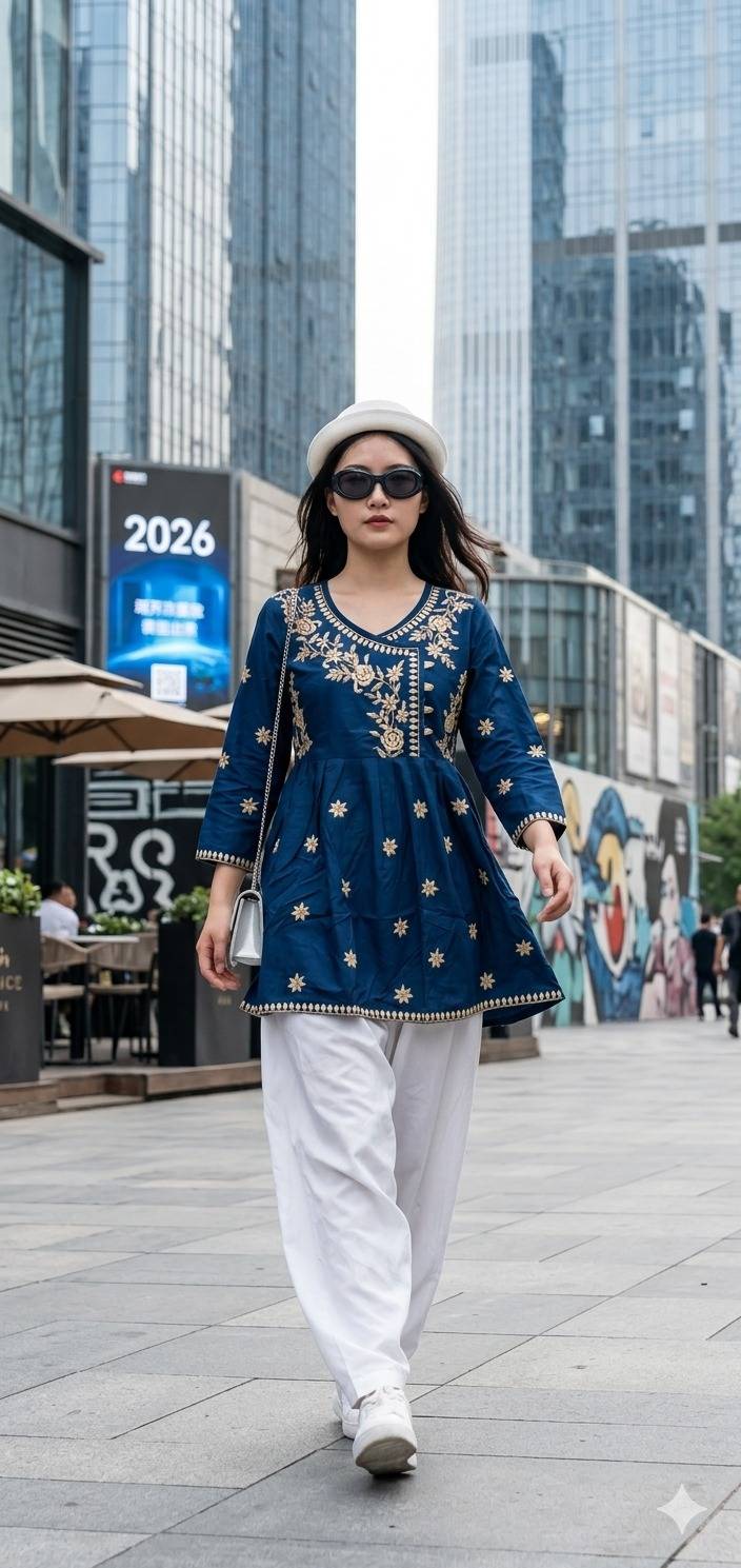 STYLE 9155 By Fashid Designer Stylish Fancy Colorful Beautiful Ethnic Wear Collection Tops At Wholesale Price